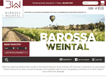 Tablet Screenshot of barossaweintal.com.au